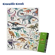 【美國Crocodile Creek】動物圖鑑主題盒拼圖750片-恐龍世界