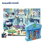 【美國Crocodile Creek】博物館造型盒學習拼圖48片-天文館