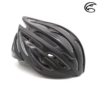 ADISI 自行車帽 CS-6000 / 城市綠洲專賣(安全帽子 單車 腳踏車 折疊車 小折 單車用品) M 霧黑-亮黑