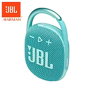 JBL Clip 4 可攜帶式防水藍牙喇叭 粉綠色