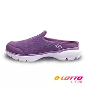【LOTTO】義大利 女 EASY WEAR 穆勒健走鞋- 22.5cm 紫