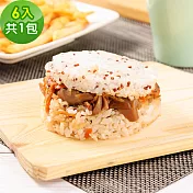 樂活e棧 蔬食米漢堡-藜麥牛蒡什錦1袋(6顆/袋)-全素