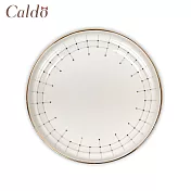 【Caldo卡朵生活】北歐輕奢典雅描金8吋陶瓷餐盤