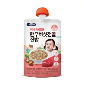 韓國【BEBECOOK】寶膳 嬰幼兒韓牛香菇湯軟飯(100g)