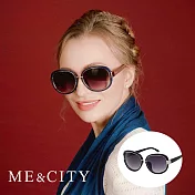 ME&CITY 時尚圓框太陽眼鏡 抗UV400 (ME 120019 L000)