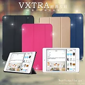 VXTRA 2019 iPad mini/iPad mini 5 經典皮紋超薄三折保護套 科幻黑