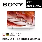 SONY BRAVIA XR 55吋 4K HDR液晶顯示器 XRM-55X90J 含基本桌上安裝+舊機回收