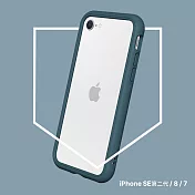 犀牛盾 iPhone SE3/SE2/8/7 CrashGuard NX 模組化防摔邊框殼- 暗夜綠