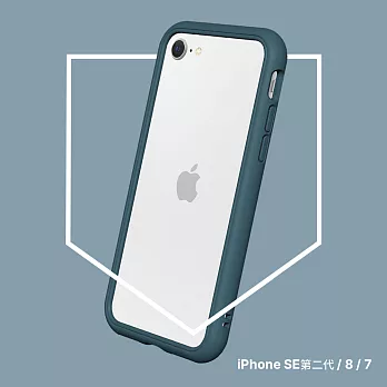 犀牛盾 iPhone SE3/SE2/8/7 CrashGuard NX 模組化防摔邊框殼- 暗夜綠