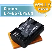 WELLY Canon LP-E6 / LPE6N 高容量防爆相機鋰電池 EOS R6 EOS R5 EOS 90D EOS 80D EOS 5D Mark IV