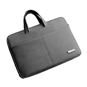 JEN-04 蘋果Macbook 13吋筆記型電腦包/電腦內膽包&手提包兩用/筆電保護袋/防震包/一般筆電13吋通用款 深灰