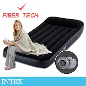 【INTEX】舒適單人加大-內建電動幫浦充氣床-寬99cm (64145ED)