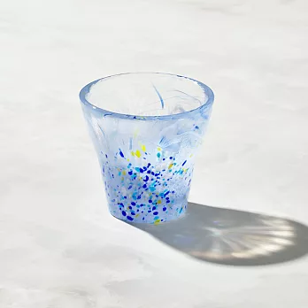 日本富硝子 - 手作浮世自由杯 - 江戶藍 (170ml)