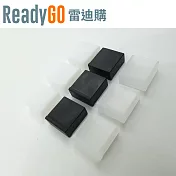 【ReadyGO雷迪購】超實用線材配件USB-A 2.0/3.0公頭接口必備高品質矽膠防塵蓋(6入裝) 透明6入裝