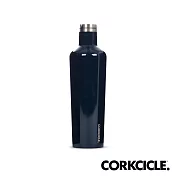 美國CORKCICLE Classic系列三層真空易口瓶/保溫瓶750ml-海軍藍