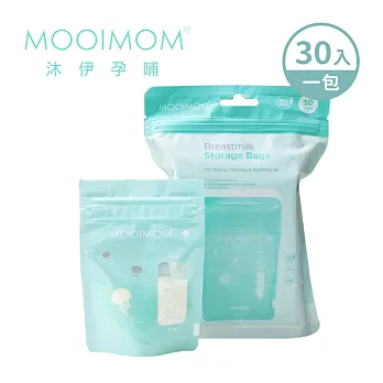 MOOIMOM 沐伊孕哺 站立式母乳儲存袋-120ml (30入)-4盒(共120入)