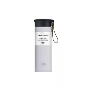 PinUpin 北歐鉑爵系列304不鏽鋼輕巧大容量保溫瓶 保冷瓶450ml（4色） 岩石灰