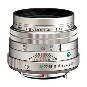 NEW！PENTAX HD FA 77mm F1.8 Limited (公司貨) 銀