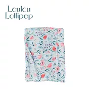 Loulou lollipop 加拿大竹纖維透氣包巾 120x120cm - 設計款 - 藍色風鈴