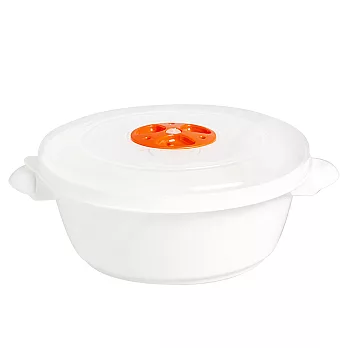 《EXCELSA》圓形微波調理盒(1L) | 耐熱 微波料理 懶人料理