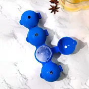 《Colourworks》4格冰球製冰盒(藍) | 威士忌冰球 冰塊盒 冰塊模 冰模 冰格
