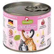 德國Granatapet葛蕾特-精緻食光無穀主食貓罐(NO.5鮭魚&海鮮) 200g