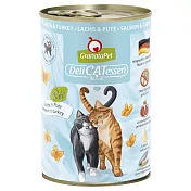 德國Granatapet葛蕾特-精緻食光無穀主食貓罐(NO.3鮭魚&火雞) 400g