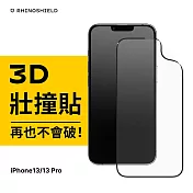 犀牛盾 3D壯撞貼-透明螢幕保護貼(附貼膜輔助工具)- iPhone 13(6.1吋)