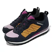 Merrell 休閒鞋 Alpine Sneaker 女鞋 彈性支撐 穩定 舒適 橡膠底 藍 紫 ML001638 23cm RETRO NAVY