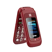 [Benten奔騰] F55 4G大音量折疊式老人手機(全配) 紅色