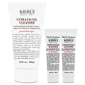 Kiehl’s 契爾氏 冰河保濕潔面乳 150ml + 冰河保濕潔面乳 (30ml)X2 (百貨專櫃貨)