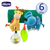 chicco-多功能長頸鹿大象吊掛玩具