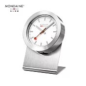 MONDAINE 瑞士國鐵PURE系列磁鐵兩用鐘 銀