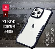 XUNDD 軍事防摔 iPhone 13 Pro 6.1吋 清透保護殼 手機殼(海軍藍)
