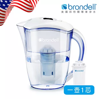 【Brondell】美國邦特爾極淨白濾水壺