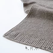 【日本愛媛 KONTEX】LANA針織風純棉毛巾 (個性棕) | 鈴木太太公司貨