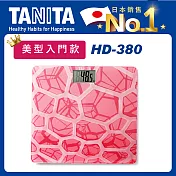 【TANITA】電子體重計美型入門款HD380 水紋粉