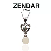 【ZENDAR】頂級淡水珍珠蛋形墜鍊 7x8mm (Z7003)