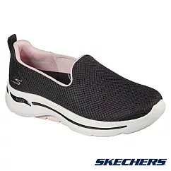 Skechers 女健走系列 GOWALK ARCH FIT ─ 124401BKPK運動鞋 US8.5 黑