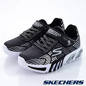 Skechers 男童系列燈鞋 FLEX-GLOW ELITE 休閒鞋 400135LBKGY 11 黑白