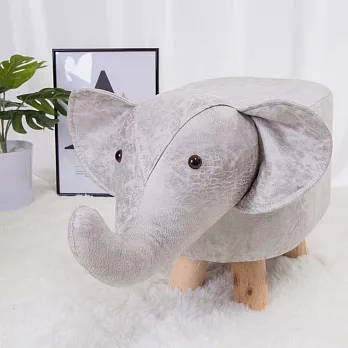 IDEA-森林系迷你可愛動物凳 小象