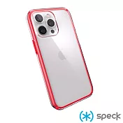 Speck iPhone 13 Pro (6.1吋) Presidio Perfect-Clear Geo 透明防摔殼-紅框