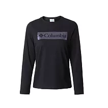 Columbia 哥倫比亞 女款 - Omni-Shade 防曬50 LOGO長袖上衣 UAR21440 M 亞規 黑色