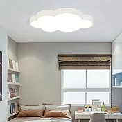 H&R安室家 棉花雲朵 智能LED吸頂燈ZA0210 (附遙控器可調明暗及色溫 ) 綠色