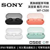 SONY 索尼 360度音效真無線防水耳機 WF-C500 台灣公司貨 冰綠