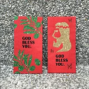 【GFSD】水鑽紅包袋-【神愛世人系列-GOD BLESS YOU】