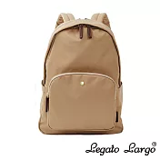 Legato Largo Lieto 舒肩系列 沉穩純色後背包- 米色