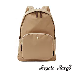 Legato Largo Lieto 舒肩系列 沉穩純色後背包─ 米色