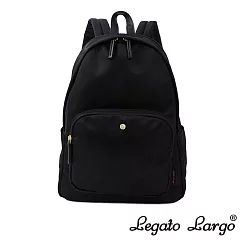 Legato Largo Lieto 舒肩系列 沉穩純色後背包─ 黑色