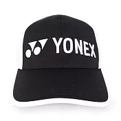 Yonex Caps [14038TR007] 遮陽帽 鴨舌帽 棒球帽 運動 休閒 打球 羽網 台製  黑白